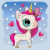 Crafting Spark (Wizardi) Unicorn in Love CS2530 7.9 x 7.9
