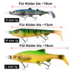 Pack of 3 stinger hooks with leader system (S, M,
