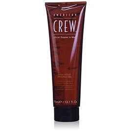 American Crew Men's Hair Gel, Firm Hold, Non-Flaking Styling Gel, 13.1 Fl Oz