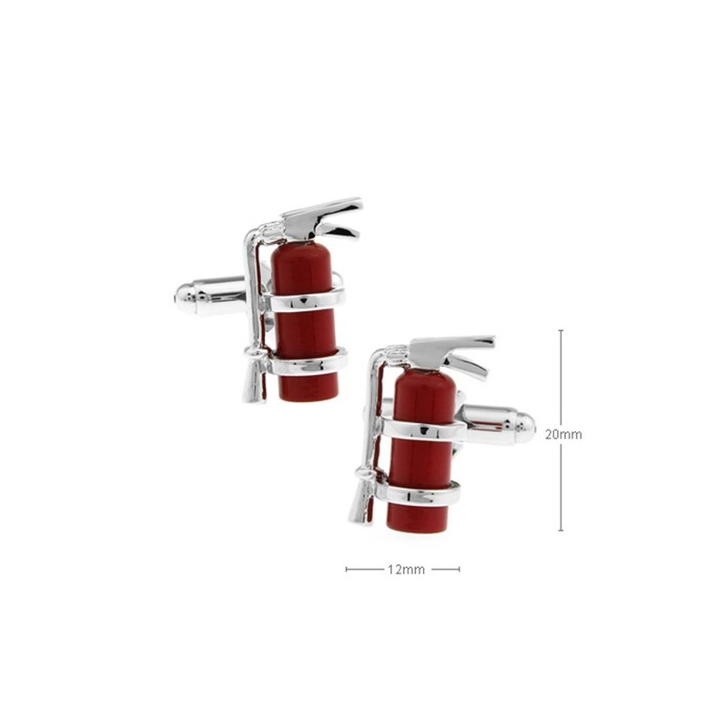 Fire Extinguisher Cufflinks Fire Fighter Cuff Links