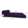 Amfuton Purple Sleeper Chair Folding Foam Beds, Lounger Studio Bed