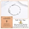 Shuxin Confirmation Gifts for Girls, Cross Bracelet for Teen Girls,