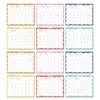S&O Modern Wavy Wall Calendar from July 2025-Dec 2026 -
