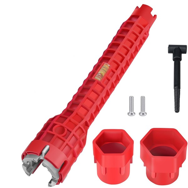 8-in-1 Multifunctional Sink Wrench - Lightweight, Durable Plumbing Tool for