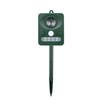 Solar-Powered Animals Repeller Ultrasonic-Wave Dog Cat Rechargeable Repellent for Outdoor