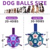 QDAN Dog Ropes Toys Soccer Ball with Straps, Puppy Birthday