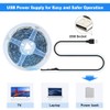 Hually LED Strip 3 Metres, USB, Waterproof, RGB with Remote