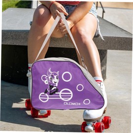 BESPORTBLE 2pcs Skating Shoes Storage Bag Zipper Roller Skates Bag Portable Roller Skates Holder ice Skates Pouch Roller Carrier Shoe Bag Skate Bag Scroll Wheel Roller Skating Oxford Bracket