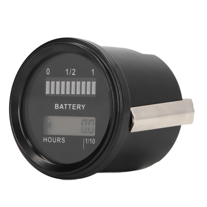 Digital Battery Indicator Hour Meter Multifunctional Gauge IP65 Waterproof for