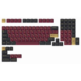 DROP + Redsuns GMK Red Samurai Keycap Set for Full-Size Keyboards - Compatible with Cherry MX Switches and Clones (1800 Layout 113-key Kit)
