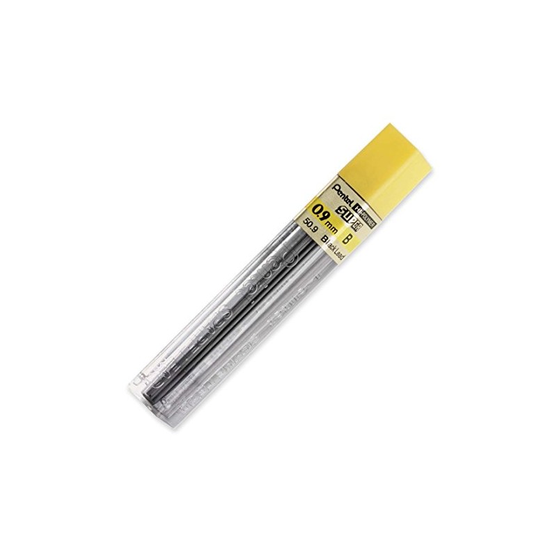 Pentel - Hi-Polymer Lead, 0.9 mm, Bold, B, Black, Sold