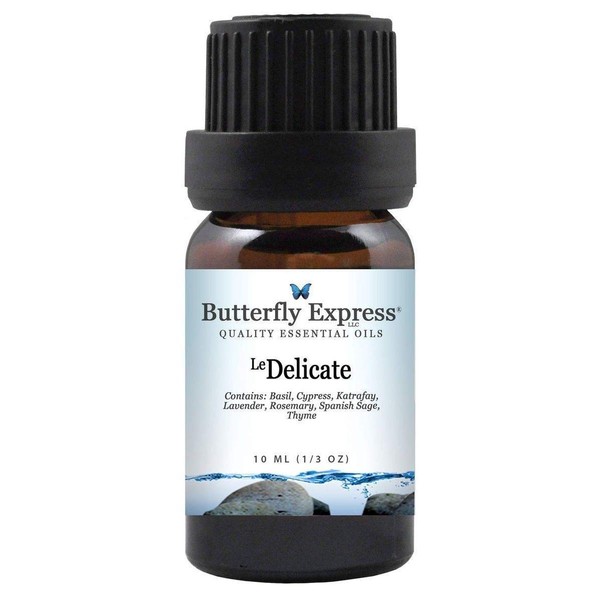 Le Delicate Essential Oil Blend 10ml - 100% Pure - by Butterfly Express