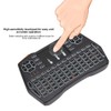 PUSOKEI Keyboard with Touchpad, Multifunctional Mini Keyboard with LED Backlight,