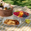 Chillnstay 15-Inch Chilled Serving Tray with Lid and Ice Base,