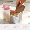 Tafura Bread Storage Container (2 Pack) with INGENIOUSLY Tray, Plastic