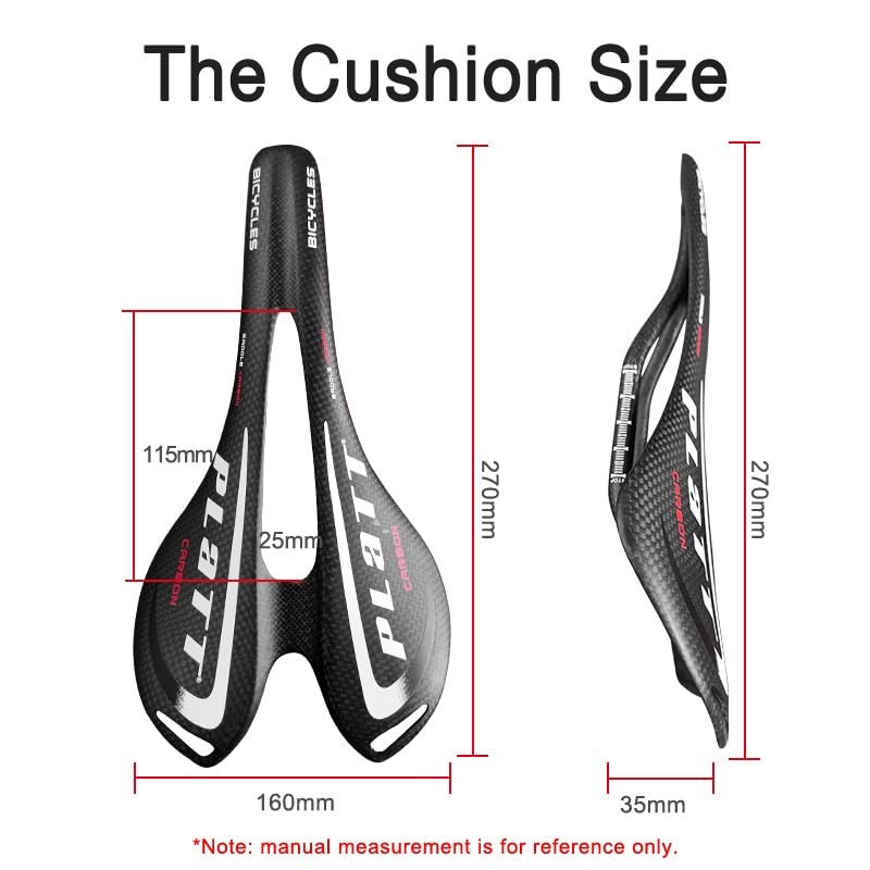 Full carbon fiber saddle bike vtt racing saddle wave road