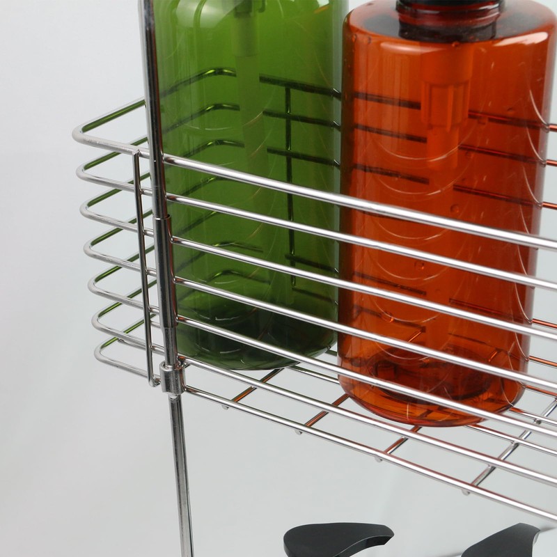 Antrader Hanging Shower Rack,Shower Caddy Hanging with Hooks,Hung on the