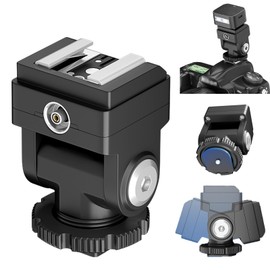 Standard Hot Shoe Riser Adapter for Godox IM30 IM20 Mini Flash, Increase Flash Height to Reduce Lens Shadow, for Ulanzi SL01, for Mealight F1, for Viltrox Z1, for Zeniko ZF04 ZF08 Travel