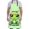 ainori Just a Girl Who Loves Frogs Apron for Women