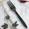 Generic Pack of 50 Heavy Duty Black Plastic Fork, Reusable