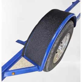 Kay Enterprise Trailer Fender Gravel Guard Embossed Black Stick On Vinyl 12″w x 72″L .016 ga.