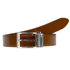 LLOYD Men's Leather Reversible Belt 35mm, Cognac-black