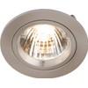 Knightsbridge IP20 230V/12V GU10/MR16 Brushed Chrome Recessed Fixed Twist &