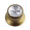 FLEOR Top Hat Style Volume and Tone Control Knobs 2T2V