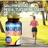 Magnesio e Potassio 300 Compresse - Integratore per Combattere Stanchezza,