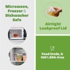 LATERN 24Pcs Plastic Containers with Lids, 950ml /32oz Reusable Food