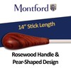 Montford Conductor's Baton – 14" with Pau Rosewood Pear-Shaped Handle