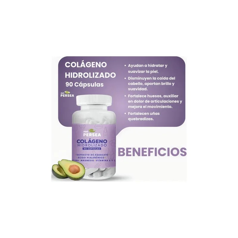 A&G Persea - Pack 4 Capsulas De Colageno Con Biotina