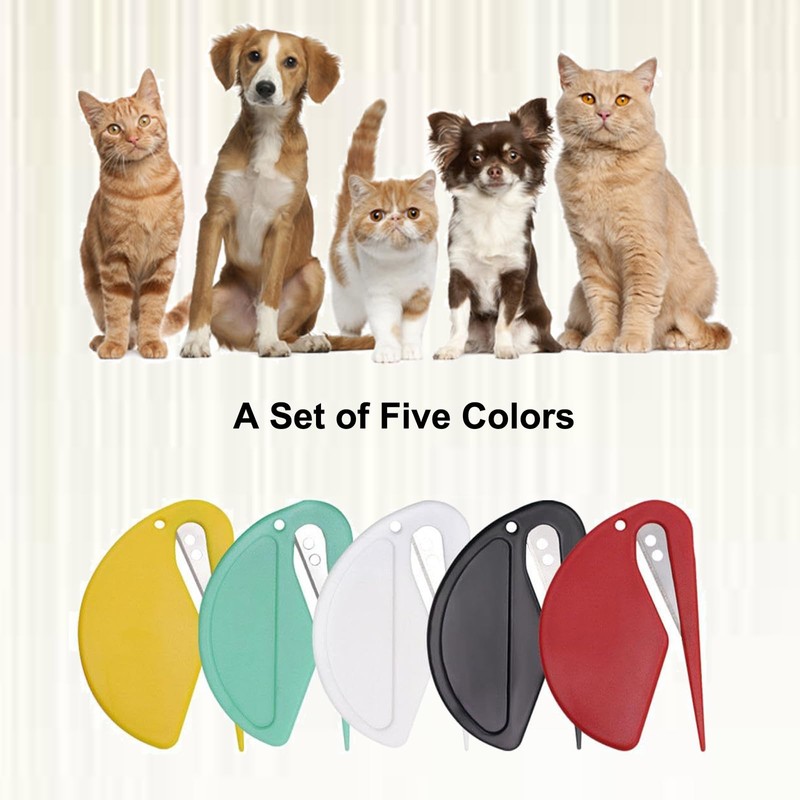 Pet Knotting Comb, Dematting Tool for Cats and Dogs, Pet