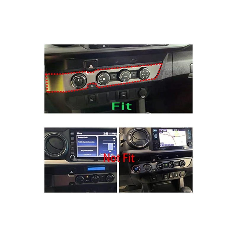 MICROCK Dashboard Console A/C Control Switch Panel for Toyota Tacoma