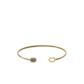 FOSSIL , Women's stainless steel No Gemstone Bracelets, Gold, Length: 61mm x 50mm, Width: 6.3mm - JF03862710