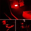iJDMTOY Brilliant Red USB Plug-in Miniature/Nano LED Car Interior Ambient