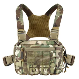 Tactical Chest Pack EDC Chest Bag 2L Utility Molle Chest Rig Pouch with CCW Compartment Adjustable Strap Outdoor
