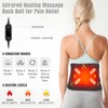 Heated Back Brace with Massage, Rechargeable Heating Belt