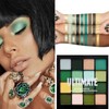 Green Eyeshadow Palette with 16 Colours - Eyeshadow Palette Matt