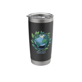 Earth Day Climate Change Action Statement Stainless Steel Insulated Tumbler