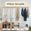 Avilia - Set 10 Ganci Bianchi Appendiabiti Scaldasalviette Universali in