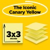 Post-it Dispenser Pop-up Notes, 3x3 in, 24 Pads, Canary Yellow,