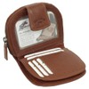 70537 Luxury Leather Women's Purse with Zip 11.5 cm Various
