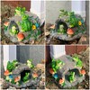 Gutter Downspout Extension Decorative Statue, Frog Statues 3”×4” Gutter Downspout