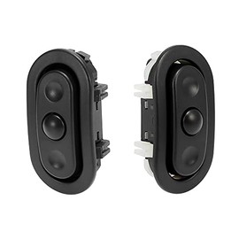 X AUTOHAUX Pair Radio Control Steering Wheel Switches Replacement for Chrysler for Jeep for Dodge for Ram 04685729AB 04685728AB Left Right Side