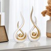 Modern Abstract Art Home Decor Accent,Contemporary Statues Coffee Table Decor