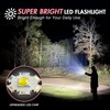 WdtPro LED Flashlight High Lumens SR2000 Pro, 2 Pack Brighter