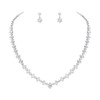 Lovejftty Women's Bridal Jewelry Set for Wedding Brides Bridesmaids, Elegant
