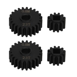 12T 23T Hardened Steel Portal Axle Gear Set for Capra SCX10 III 1/10 RC Crawler,Upgrades RC Car Parts Accessories