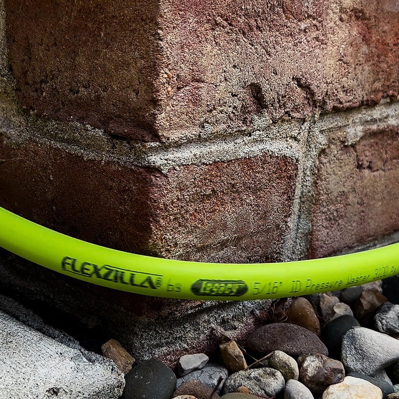 Flexzilla Pressure Washer Hose with M22 Fittings, 1/4 in. x